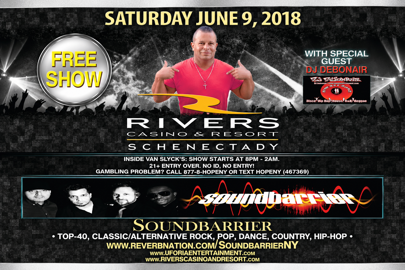 DJ Debonair & Soundbarrier — June 9, 2018 | Uforia Entertainment & DJ Debonair